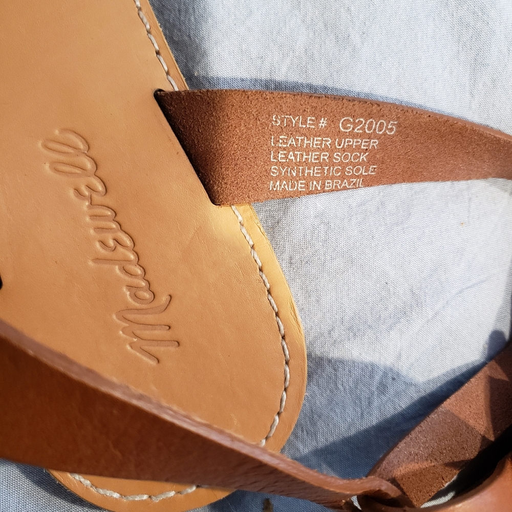 Madewell Brown Leather Sandals - Picture 6 of 6